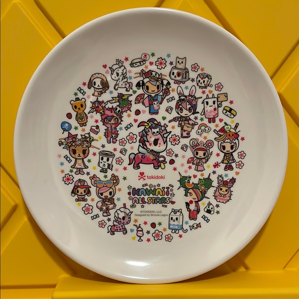 NWOT Tokidoki Kawaii All-Stars Plate